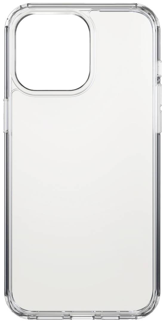 Průhledný plastový ochranný kryt pro mobilní telefon se zesílenými rohy, vhodný pro moderní model smartphonu.