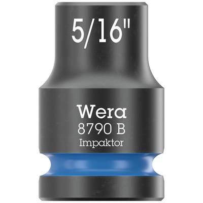 Nástrčný klíč 'Wera 8790 B Impaktor', velikost 5/16 palce, s modrým označením, vhodný pro vysoké zatížení.