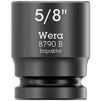 Černá nástrčná hlavice Wera 8790 B Impaktor s nápisem '5/8"'.