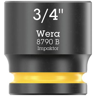 Nástrčný klíč značky Wera, velikost '3/4"', model 8790 B Impaktor, s žlutým kroužkem pro dodatečné upevnění.