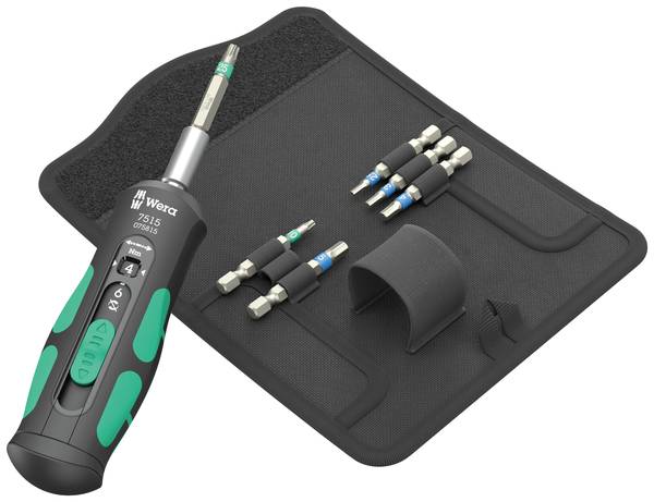 Wera 7515/7 Kraftform Safe-Torque Speed Bicycle 1 05075850001 sada bitů, 7dílná, TORX, inbus, 1/4"
