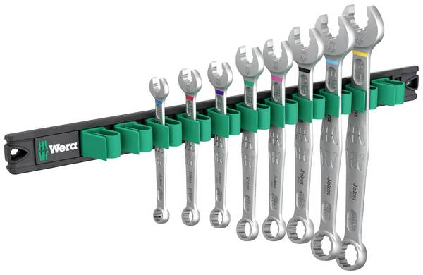 Wera 05020235001 9642 Magnetleiste 6003 Joker Imperial 1 sada očkoplochých klíčů 8dílná  Délka klíče (palce) (jen pro nadpis) 1/2" - 11/16"