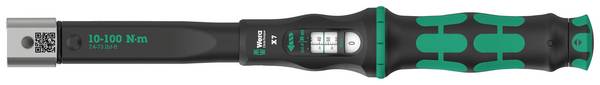 Wera Click-Torque X 7, 05075657001, momentový klíč, pro nasazovací nástroje, zásuvný čtyřhran 14 x 18 mm , 10 - 100 Nm