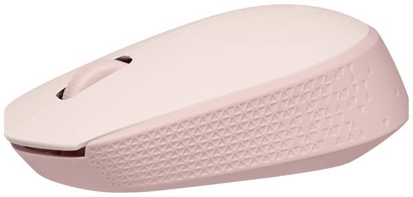Logitech M171 optická myš, přenos bezdrátový, 3 tlačítko, 1000 dpi, růžová
