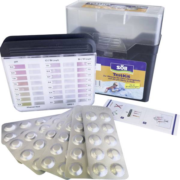 Söll 81895 Pool & Spa Kit testovací proužky pro bazénovou chemii 1 ks