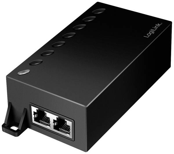 LogiLink POE007 PoE injektor 10 / 100 / 1000 MBit/s IEEE 802.3bt, IEEE802.3af (15,4 W), IEEE802.3at (30 W)