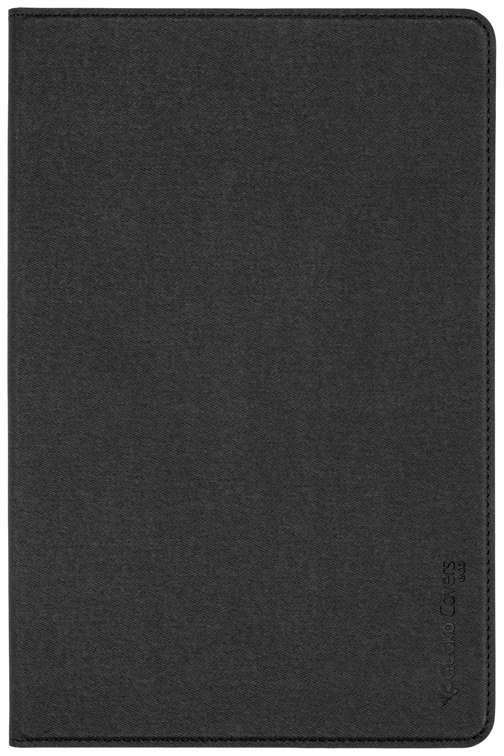 Černý uzavřený notes s hladkým povrchem, svislý šev po okraji. Bez viditelných vzorů nebo nápisů.