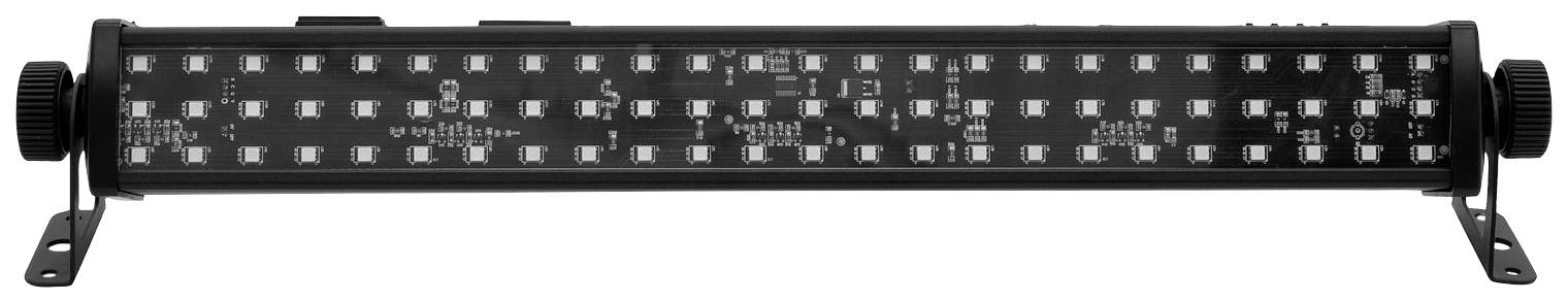 LED světelná tyč s několika diodami umístěnými v přímé řadě, vhodná pro jevištní osvětlení nebo speciální efekty.