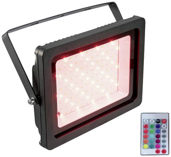 Eurolite LED venkovní reflektor LED IP FL-100 RGB  s dálkovým ovládáním