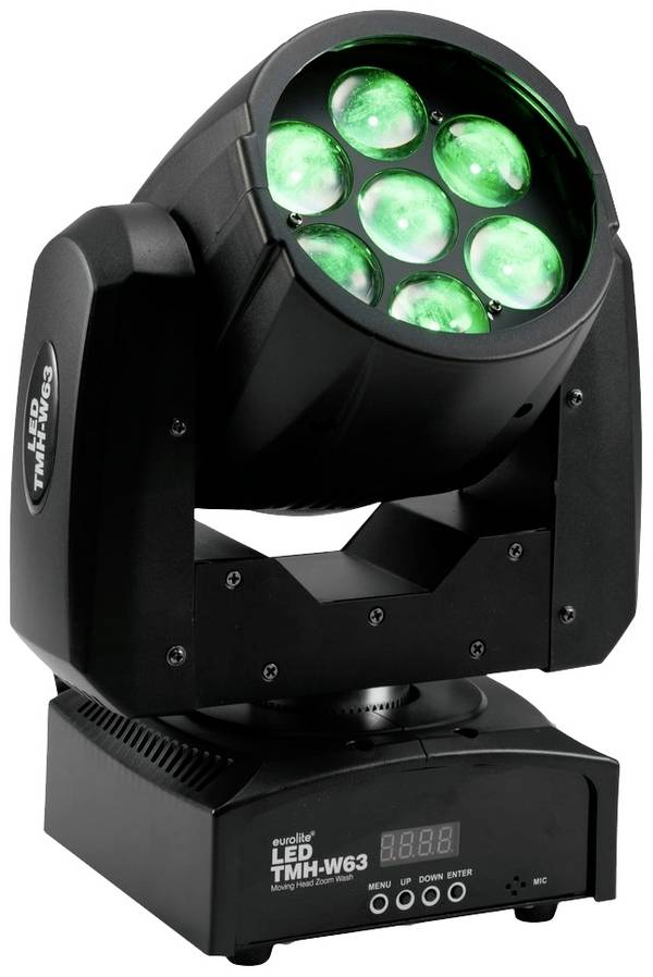 Eurolite TMH-W63  LED otočná hlava  Počet LED: 7