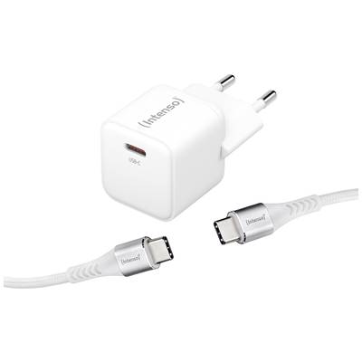 Intenso W30C + C315C USB nabíječka, GaN, USB Power Delivery (USB-PD) , USB-C®, bílá-0