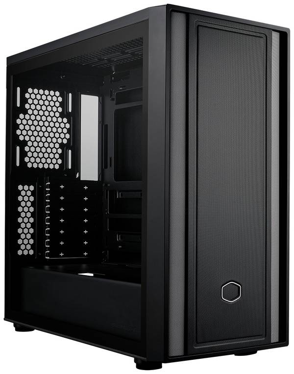 Cooler Master MasterBox 600 Lite midi tower PC skříň  černá boční okno, prachový filtr