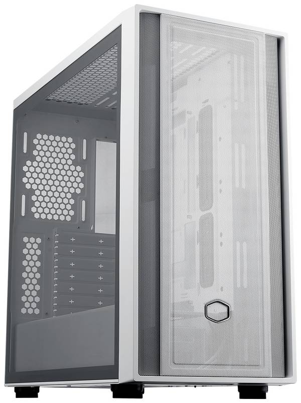 Cooler Master MasterBox 600 Lite midi tower PC skříň  bílá boční okno, prachový filtr