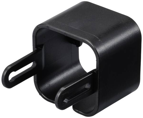 TRU COMPONENTS Modulární držák kabelu TC-12533288 plast ABS  černá  35 mm Množství: 15 ks