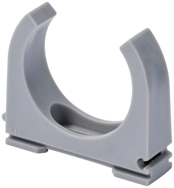 TRU COMPONENTS  kabelová spona  TC-12533308 Průměr kabelového svazku (rozsah) 40 mm (max)   šedá 20 ks