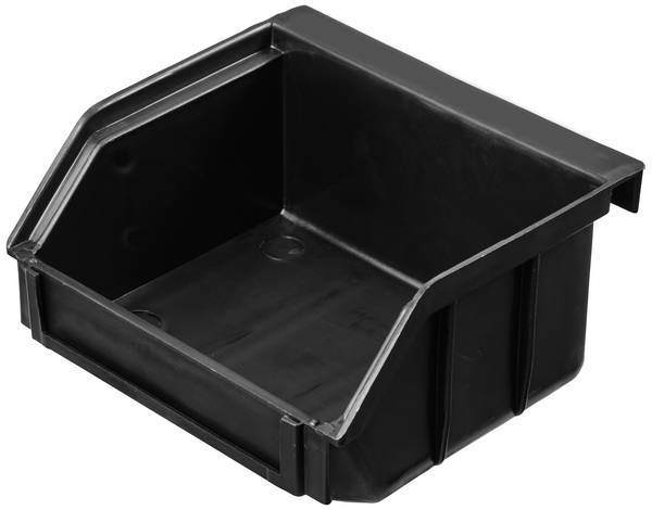 TRU COMPONENTS TC-12539864 Otevřený úložný ESD box (d x š x v) 95 x 105 x 55 mm disipativní Poznávací značka ESD: D Zavěšení  1 ks