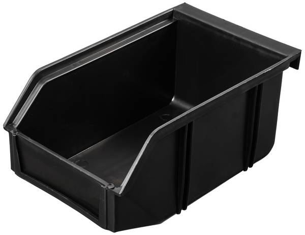 TRU COMPONENTS TC-12539872 Otevřený úložný ESD box (d x š x v) 17.5 x 10.5 x 7.7 cm disipativní Poznávací značka ESD: D Zavěšení  1 ks