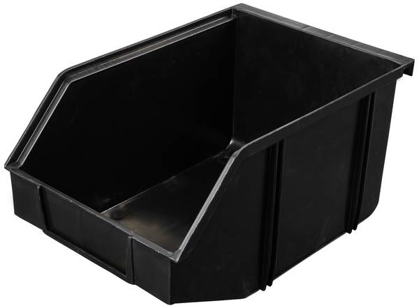 TRU COMPONENTS TC-12539880 Otevřený úložný ESD box (d x š x v) 22.3 x 15.5 x 12 cm disipativní Poznávací značka ESD: D Zavěšení  1 ks
