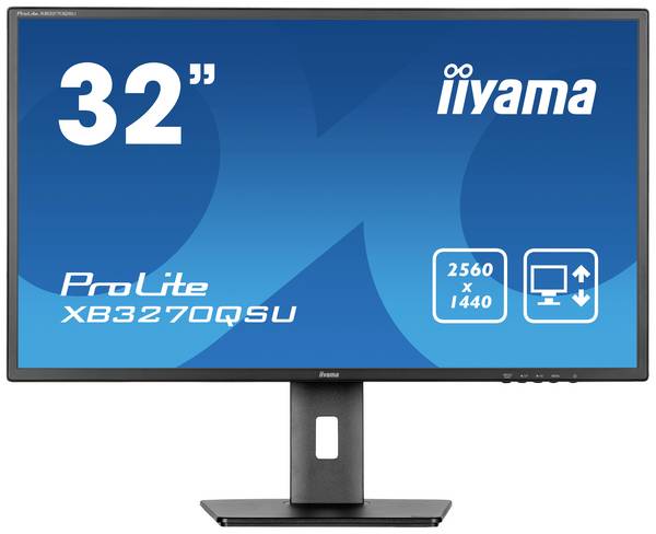Iiyama ProLite XB3270QSU-B1 LED monitor 80 cm (31.5 palec)2560 x 1440 Pixel, 16:9, 3 ms, IPS LED