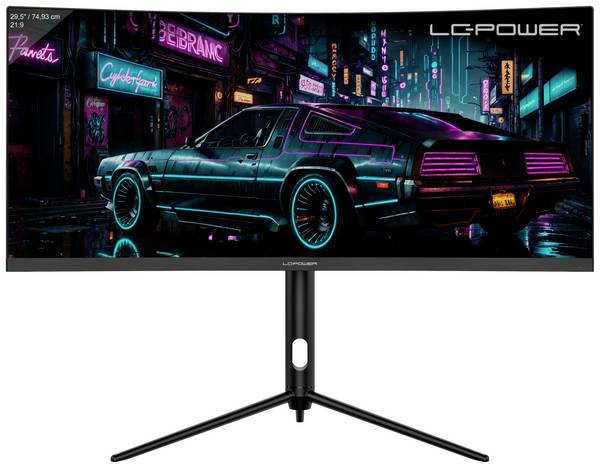 LC Power LC-M30UWFC herní monitor 74.9 cm (29.5 palec)2560 x 1080 Pixel, 21:9, 1 ms, VA LED
