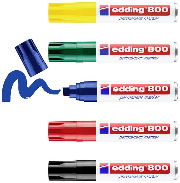 Edding Permanentmarker 4-800999 permanentní popisovač  tříděná (není možný výběr barev)  Vodotěsné: Ano