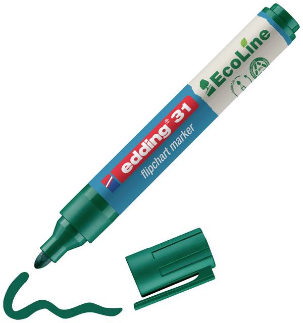Edding 4-31004 popisovač na flipcharty  4-31004 kulatý hrot 1.5 - 3 mm zelená 1 ks