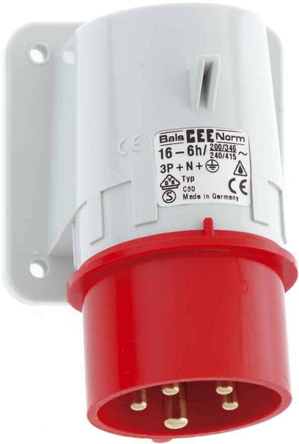 Bals Elektrotechnik 266 266 CEE zástrčka, 16.0 A, 4pólový, 500 V, 1 ks