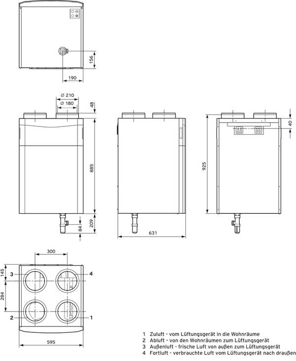 Vaillant 10016348 Ventilační jednotka