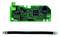 Zelená deska plošných spojů a černý kabel s konektory RJ11.