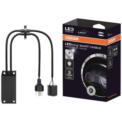 Sada LED osvětlení od OSRAMu pro automobily, obsahuje CANbus adaptér a balení s vyobrazením tachometru, 3letá záruka.