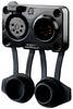 Rean AV RRX5MF-Z-012-1 XLR konektor zástrčka, vestavná, zásuvka, vestavná Pólů: 5 černá 1 ks