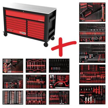 KS Tools 845.14950 dílenský vozík  Barva: černá, červená