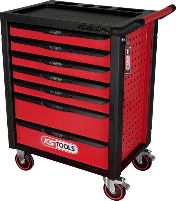 KS Tools 826.0007 dílenský vozík ocelový plech Barva: černá, červená
