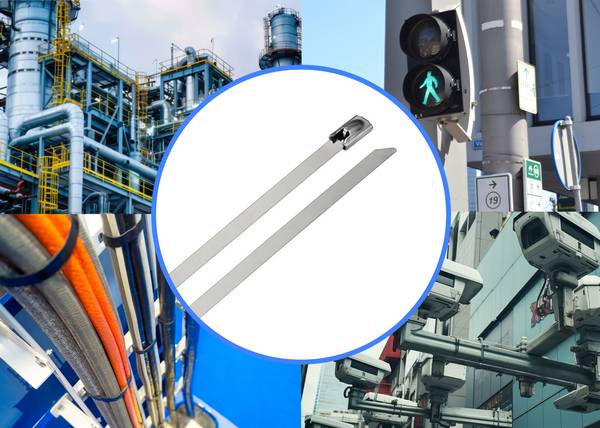 TRU COMPONENTS TC-12656660 Ocelové stahovací pásky 290 mm 4.6 mm AISI 316 10 ks