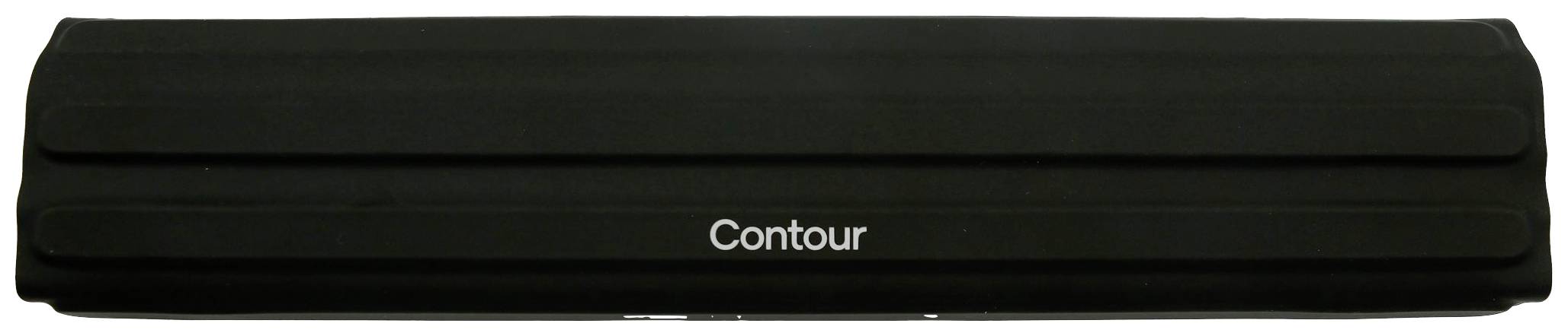 Černá, protáhlá krabička s nápisem 'Contour' uprostřed.