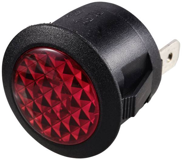 TRU COMPONENTS TC-12659376 Neonová signálka 230 V/AC 20 mm   červená 1 ks