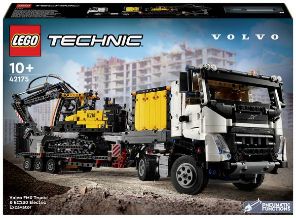 42175 LEGO® TECHNIC Nákladní vůz Volvo FMX s pásovým bagem EC230 Electric