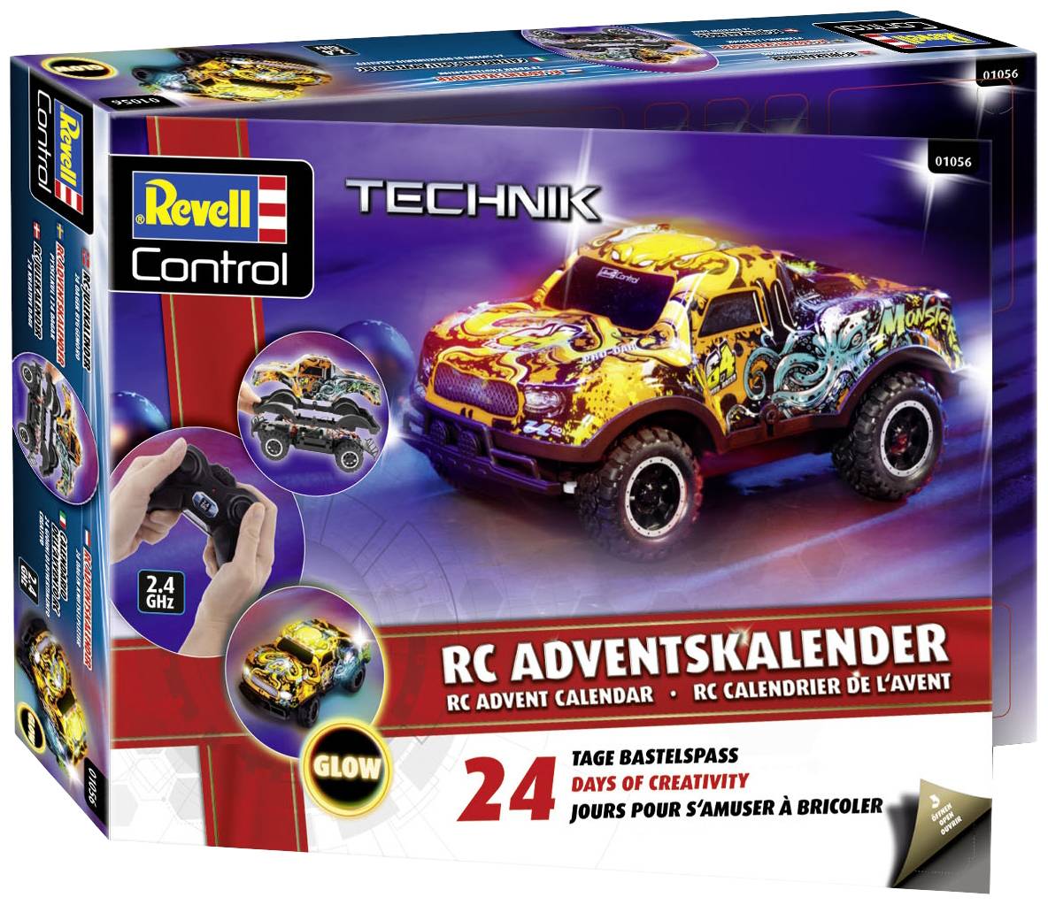 Revell Control RC Christmas Driver stavebnice adventní kalendář Věkové kategorie od 8 let-0
