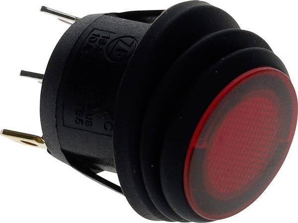 ZF KCA2AEA2RBB kolébkový spínač 250 V/AC 16 A 1x zap/vyp IP65 1 ks