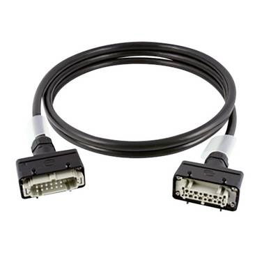 Contrik CKPE50-AHAH-M400 Vícejádrový kabel Harting E16 černá