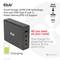 Nabíječka Club 3D Travel Charger 132W GaN se čtyřmi USB porty, Power Delivery 3.0. Text: 'Vše, co potřebujete na cestách.' a 'Jedna nabíječka pro napájení několika zařízení současně.' Obrázek zobrazuje nabíječku s indikací nabíjení.
