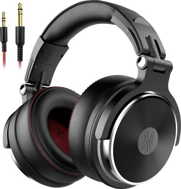 OneOdio Pro-60  sluchátka uzavřená (Over Ear) kabelová stereo černá High-Resolution Audio složitelná, otočná sluchátka DJ
