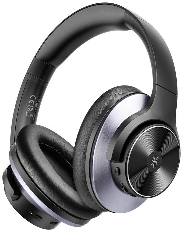 OneOdio A10  Headset uzavřená (Over Ear) Bluetooth® stereo černá, modrá High-Resolution Audio, Potlačení hluku headset