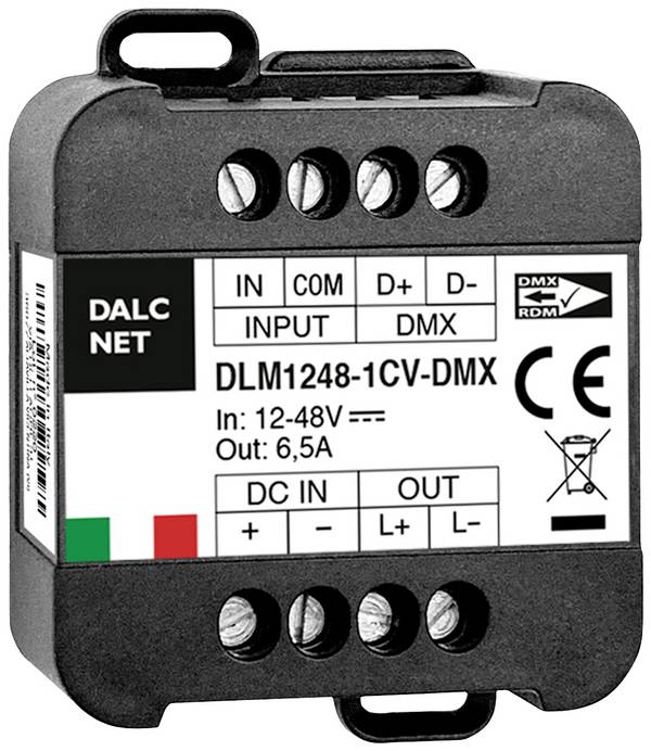 Dalcnet KNX DLM1248-1CV-DMX Stmívač 1kanálový