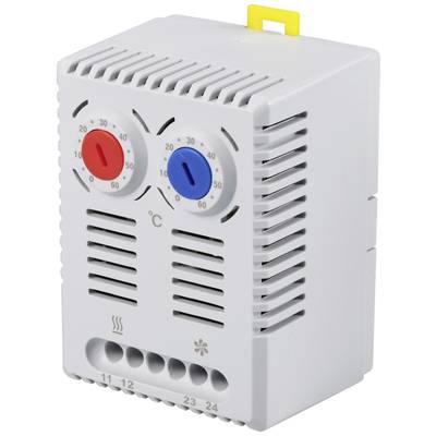 TRU COMPONENTS termostat do skříňového rozvaděče TC-NT71-F01 NCNO 1 rozpínací kontakt, 1 spínací kontakt (d x š x v) 72