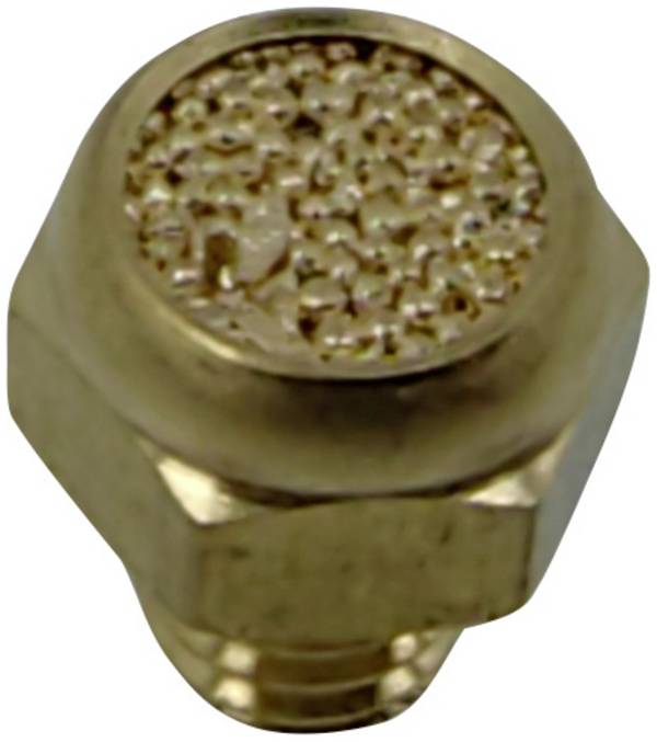 TRU COMPONENTS pneumatický tlumič hluku TC-12770320  Vnější závit M5 15 bar bronz 1 ks