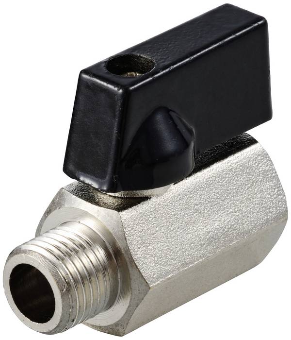 TRU COMPONENTS TC-304SM-FM1/4G TC-12770384 standardní kulový kohout Vnitřní závit: G1/4" Vnější závit: G1/4" 16 bar (max) 1 ks