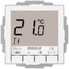 Eberle UTE 4100-Rw-RAL9010-G-55 pokojový termostat pod omítku, 527825455504, Topení/chlazení, 1 ks