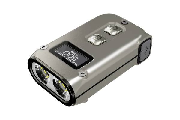 <br>  NiteCore<br>  TINI 2 Titanium<br>  NC-TINI2TI<br>  LED<br>  kapesní svítilna<br>  <br>  napájeno akumulátorem<br>  500 lm<br>  <br>  22 g<br>