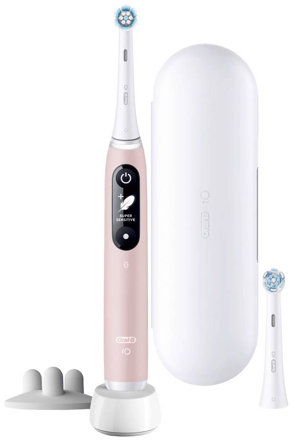 Oral-B iO Series 6s Rosa elektrický kartáček na zuby, rotační/oscilační, růžová, 4210201427384